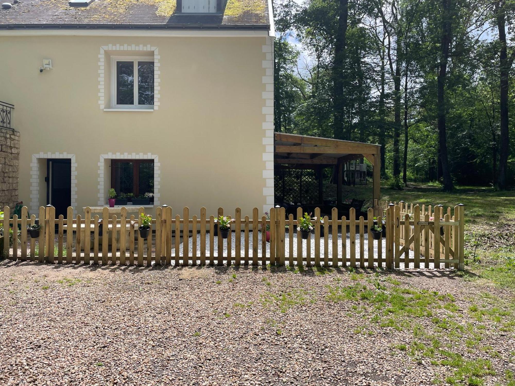 Au Coeur Des Bois Amboise Exterior foto
